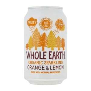 Whole Earth Organic Sparkling Orange & Lemon Drink 330ml (24 pack)