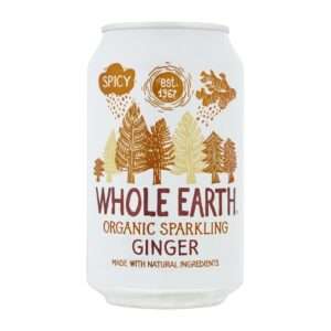 Whole Earth Organic Sparkling Ginger Drink 330ml (24 pack)