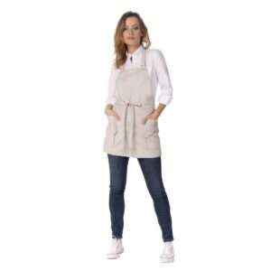 Chef Works Medford Bib Apron Natural