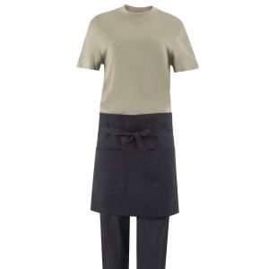 Southside Cotton Canvas Bistro Apron Black