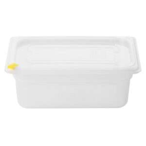 Hygiplas Click PP GN Container 1/4 with Lid & 7 Colour Clips 100mm 2.5Ltr (Set 4)