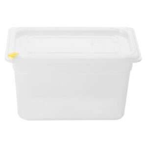 Hygiplas Click PP GN Container 1/4 with Lid & 7 Colour Clips 150mm 3.7Ltr (Set 4)