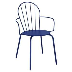 Bolero Adeline Arm Chairs Dark Navy (4 Pack)