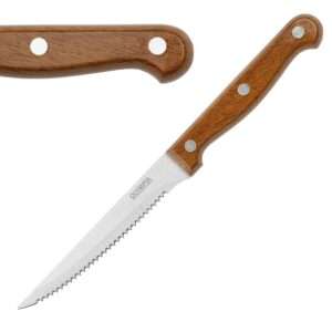 Olympia Steak Knives with PP Wood Effect Handles (12 Pack)