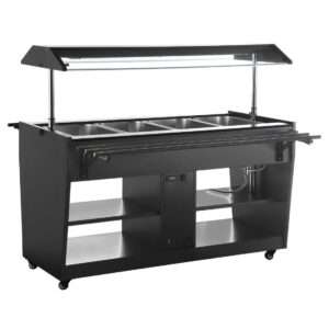 Buffalo Heated Buffet Bar Black