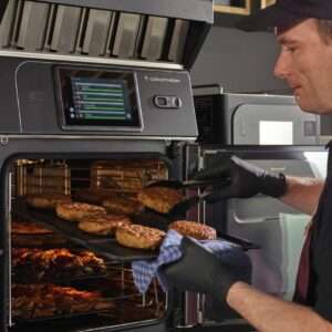 Convotherm Mini Black 6.10 Electric easyTouch Combi Oven Left Hinged Door 4 jb321 npi25 4