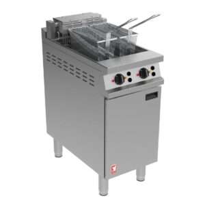 Falcon Dominator Plus E3845FX Twin Pan Programmable Electric Filtration Angel Fryer