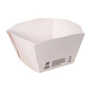 Notpla Square Open Takeaway Boxes 550ml - White (Pack 500) 1 jb815 npi25