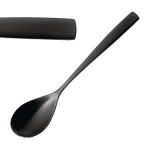 Comas BCN Black Dessert Spoons (12 Pack)