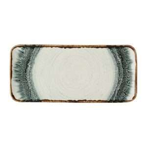 Dudson Harvest Flare Natural Rectangular Organic Plates 346x156mm (6 Pack)
