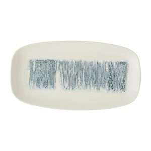 Churchill Lyra Blue Oblong Platters 355x189mm (6 Pack)
