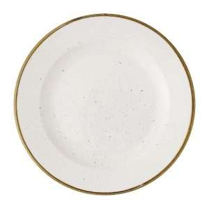 Churchill Stonecast Barley White Profile Plates 260mm (12 Pack)