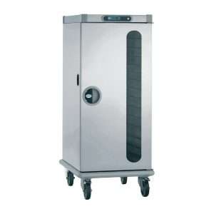 Tournus Roll'Service Heated Banquet Cart Glazed Stainless Steel Door 15x GN 2/1 507452AS
