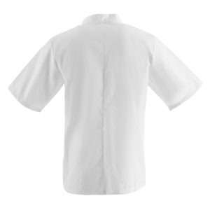 Whites Boston Unisex Chef Jackets Short Sleeve White L (5 Pack) 5 b250 s upd25 4284