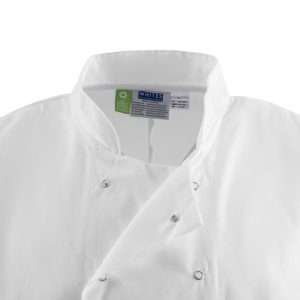 Whites Boston Unisex Chef Jackets Short Sleeve White L (5 Pack) 7 b250 s upd25 4286