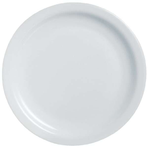 dp062 y opal narrow rimmed plate