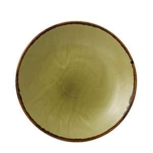 Dudson Harvest Deep Coupe Plates Green 281mm (12 Pack)