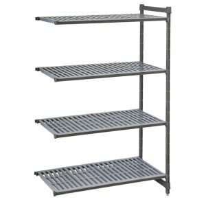 Cambro Camshelving Basics Plus Add-On Unit 4 Tier With Vented Shelves 1630(H)x 1175(W)x 610(D)mm