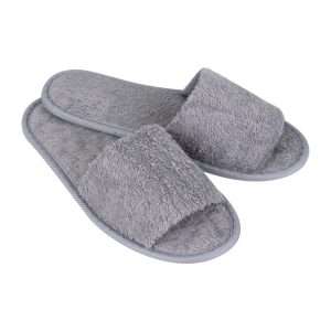 Mitre Luxury Curzon Open Toe Slippers Grey