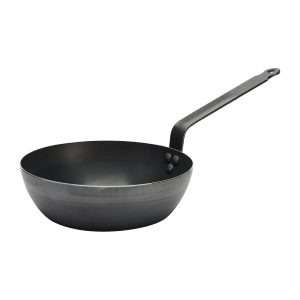 De Buyer Blue Carbon Steel Deep Round Pan 24cm 1 hw069 npi24 4