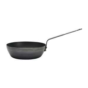 De Buyer Blue Carbon Steel Deep Round Pan 24cm 6 hw069 npi24 7