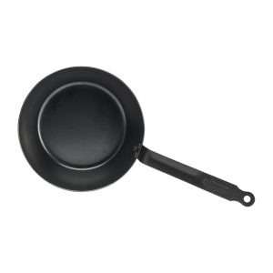 De Buyer Blue Carbon Steel Deep Round Pan 24cm 7 hw069 npi24 9