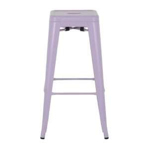 Bolero Bistro Metal High Stools Lilac Pop (4 Pack)
