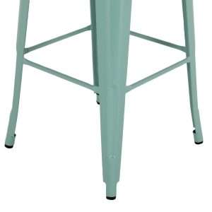 Bolero Bistro Metal High Stools Olive Green (4 Pack) 3 hw294 npi25 4