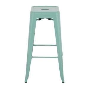 Bolero Bistro Metal High Stools Olive Green (4 Pack) 4 hw294 npi25 5