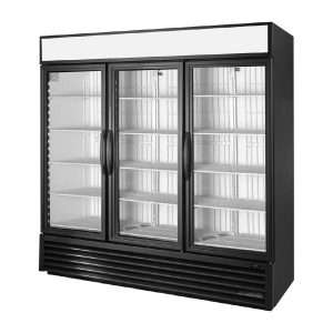 True 3 Door Upright Retail Merchandiser Freezer GDM-72F-HC-TSL01
