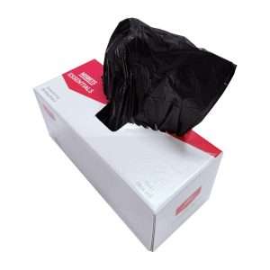 Nisbets Essentials Medium Duty Bin Bags Black 70Ltr (50 Pack) 3 ja599 npi25 2