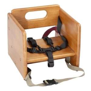 Bolero Booster Seat Dark Wood