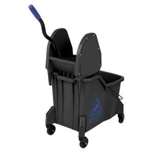 Jantex Two-Compartment Mop Bucket and Wringer Blue 30Ltr 4 jb543 npi25 4