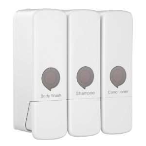 Jantex Triple Shower Dispenser White