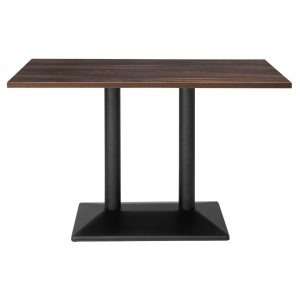 Bolero Indoor Dining Table Dark Wood 1200mm