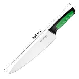 Hygiplas Pro Chef Knife Green 25cm 5 jd211 npi25 5