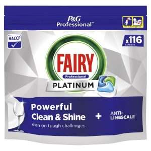 Fairy Professional Platinum Dishwasher Capsules Original 116 Caps (2 Pack)
