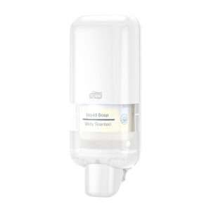 Tork S4 Soap and Sanitiser Dispenser White