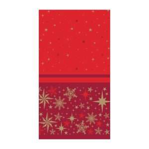 Swantex Merry & Bright Swansilk Tablecover 120x120cm (50 Pack)