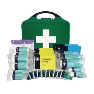 HSE 20 Person First Aid Kit with Medium Aura3 Box Green