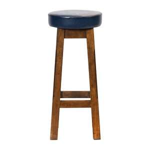Everyday Wessex Vintage High Stool with Bison Midnight Seat (2 Pack)