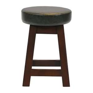 Everyday Wessex Dark Walnut Low Stool with Bison Cedar Seat (2 Pack)