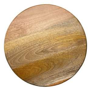 Olympia Mango Wood Round Display Stand with Legs 300x40mm