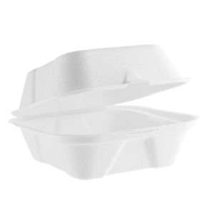 Vegware Nourish Moulded Fibre Burger Boxes 6" (500 Pack)