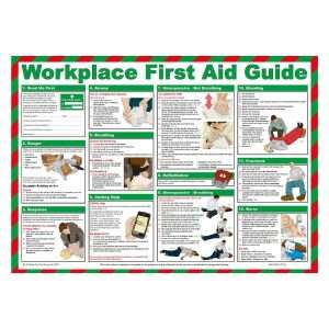 Mileta Workplace First Aid Guide Poster 590x420mm
