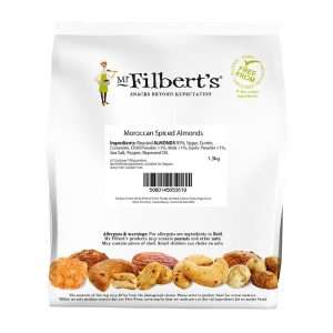 Mr Filberts Loose Serve Catering Bag Moroccan Spiced Almonds 1.5kg