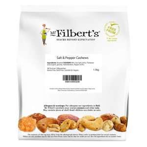 Mr Filberts Loose Serve Catering Bag Salt & Pepper Cashews 1.5kg
