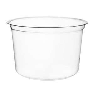 Vegware Round PLA Deli Pots 455ml (500 Pack)