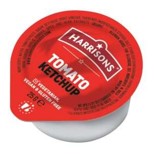 Harrisons Tomato Dip Pots 25g (100 Pack)