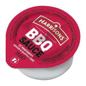 Harrisons BBQ Dip Pots 25g (100 Pack)